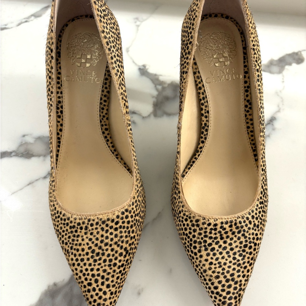 Vince Camuto Women's Leopard Print Heels